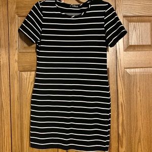 Black & White Striped Dress